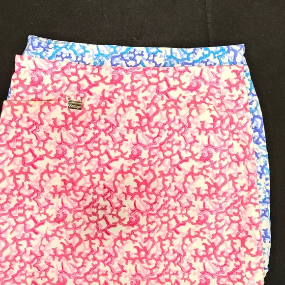 BREEZES PINK CORAL STRETCH GOLF ATHLETIC SKORT SKIRT WOMEN'S SIZE 8 - Picture 3 of 6